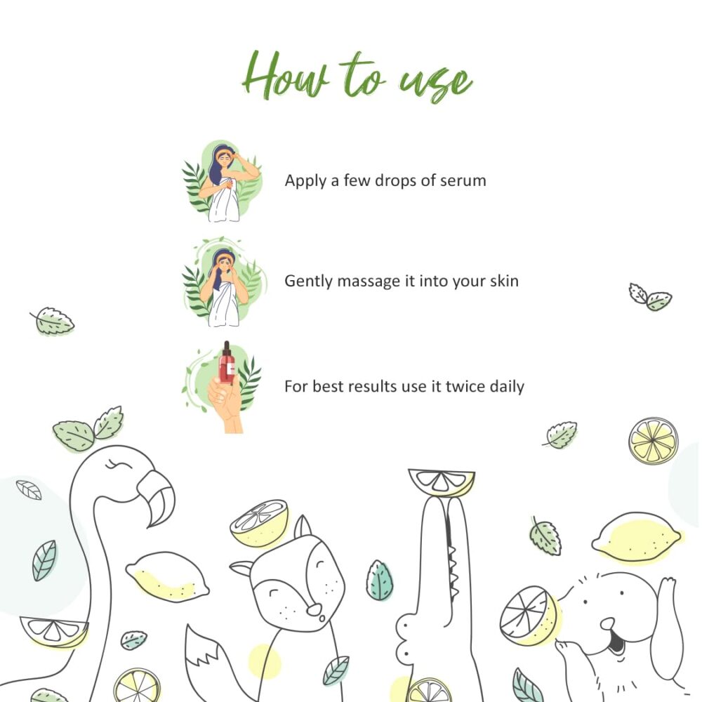 Mammapure Vitamin C Face serum 20% |Brightening, Glowing Skin, Hydrates |For Dark Circles, Fine Lines |Anti aging |30ml - Image 6